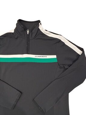 J. Lindeberg Men’s Fieldsensor Mid Layer Golf Performance Pullover XL Polyester